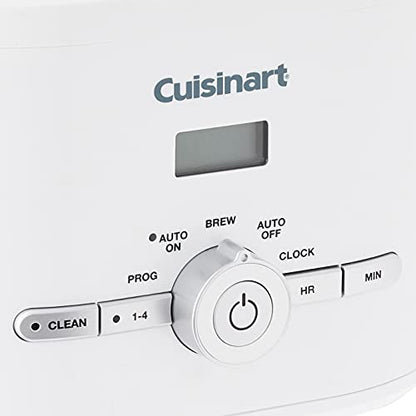 Cuisinart DCC-1120 12-Cup Classic Programmable Coffeemaker, White, 12-Cup, Programmable