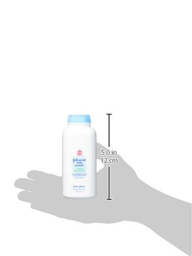 Johnson's Baby Powder, Naturally Derived Cornstarch with Aloe & Vitamin E for Delicate Skin, Hypoallergenic and Free of Parabens, Phthalates, and Dyes for Gentle Baby Skin Care, 15 oz