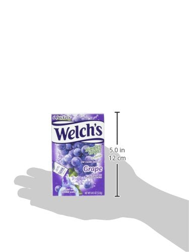 Welch's Singles To Go Variety Pack, Watertok Powdered Drink Mix, Includes 4 Flavors, Grape, Passion fruit, Strawberry Peach, Cherry Pomegranate, 1 Box (30 Servings)