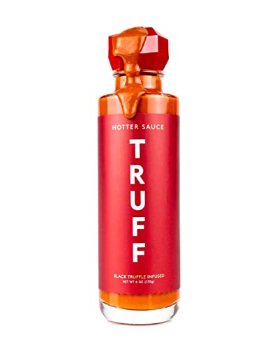 TRUFF Original Black Truffle Hot Sauce, Gourmet Hot Sauce with Ripe Chili Peppers, Black Truffle Oil, Agave Nectar, Unique Flavor Experience in a Bottle, 6 oz.