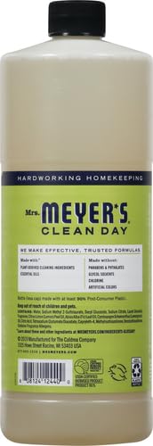 MRS. MEYER'S CLEAN DAY Multi-Surface Cleaner Concentrate, Use to Clean Floors, Tile, Counters, Lemon Verbena, 32 fl. oz