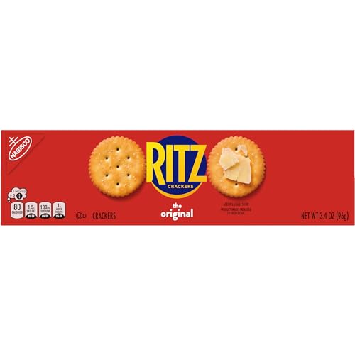 RITZ Original Crackers, 20 Snack Packs (6 Crackers Per Pack)