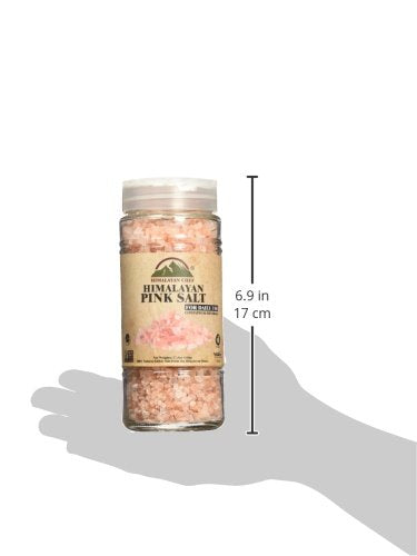 Himalayan Chef Pink Himalayan Salt Coarse Grain, Plastic Jar - 5 lbs. For Refill Grinders