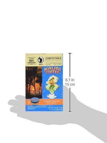 Kauai Coffee Na Pali Coast Dark Roast - Compatible with Keurig Pods K-Cup Brewers (1 Pack of 24 Single-Serve Cups)