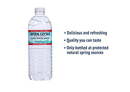 Alpine Spring Water,16.9 Fl Oz (Pack of 35),Bottled at the Source (075140350018)