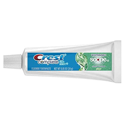 Crest Complete Whitening Scope Minty Toothpaste .85 Oz Travel Size 4 Pack