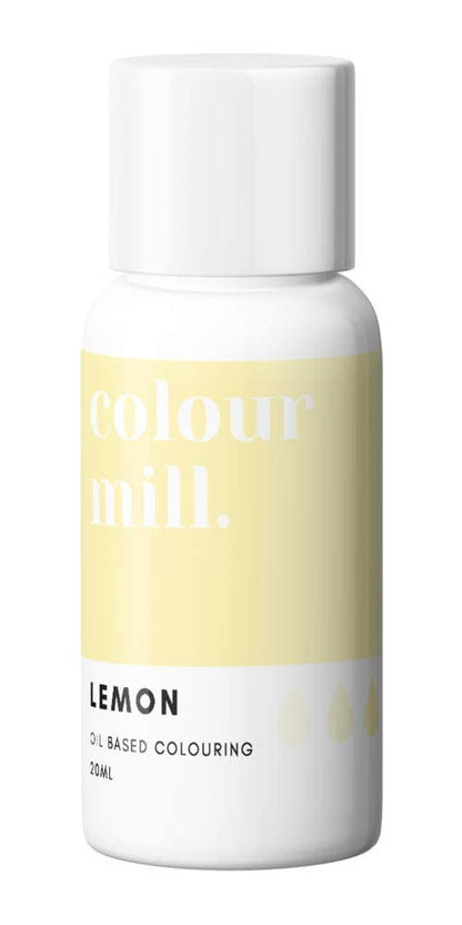 Colour Mill Oil-Based Food Coloring, 20 Milliliters Each of 6 Colors: Baby Blue, Navy, Royal, Sky Blue, Teal and Tiffany