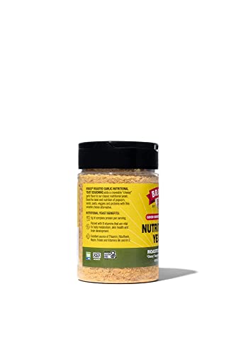 Bragg Premium Nutritional Yeast Seasoning - Vegan, Gluten Free – Good Source of Protein & Vitamins – Nutritious Savory Parmesan Cheese Substitute (Original, 12 Ounce (Pack of 1))