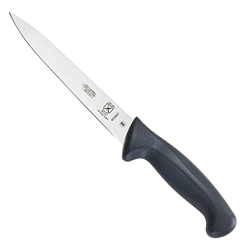 Mercer Culinary M23210 Millennia Black Handle, 10-Inch Wide Wavy Edge, Bread Knife