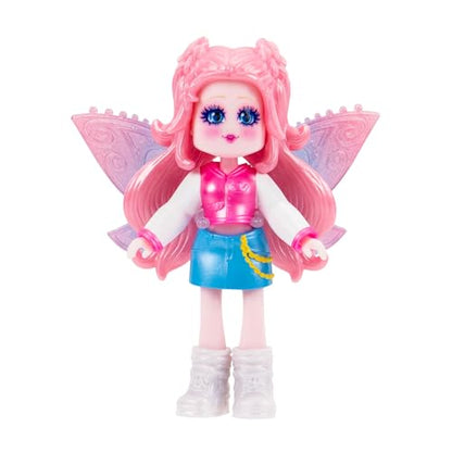 Royale High 3” Fire Fairy Fashion Doll - 1 Figure with 9 Fashion Accessories - Virtual Item Code Included - Series 1 - Ages 5+