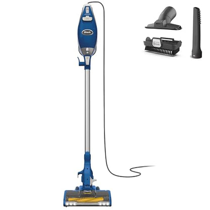 Shark HV322 Rocket Deluxe Pro Corded Stick Vacuum with LED Headlights, XL Dust Cup, Lightweight, Perfect for Pet Hair Pickup, Converts to a Hand Vacuum, with Pet Attachments, Bordeaux/Silver