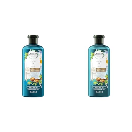 Herbal Essences Argan Oil Paraben Free Shampoo, Hair Repair, 13.5 fl oz, with Certified Camellia Oil and Aloe Vera, For All Hair Types, Especially Damaged Hair