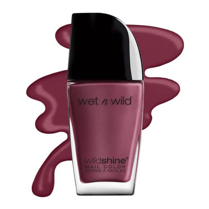 wet n wild Wild Shine Nail Polish, Teal Blue Be More Pacific, Nail Color