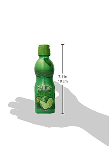 ReaLime 100% Lime Juice, 8 Fluid Ounce Bottle