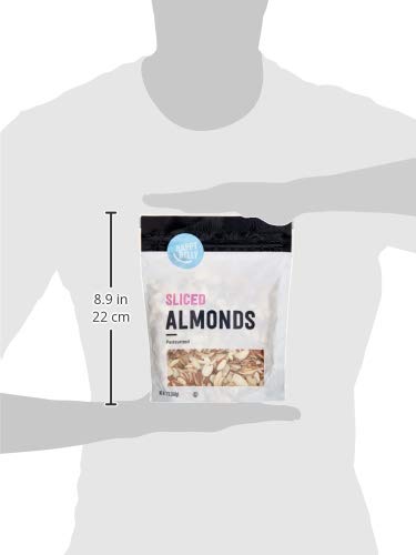 Amazon Brand - Happy Belly Sliced Almonds, 12 ounce (Pack of 1)