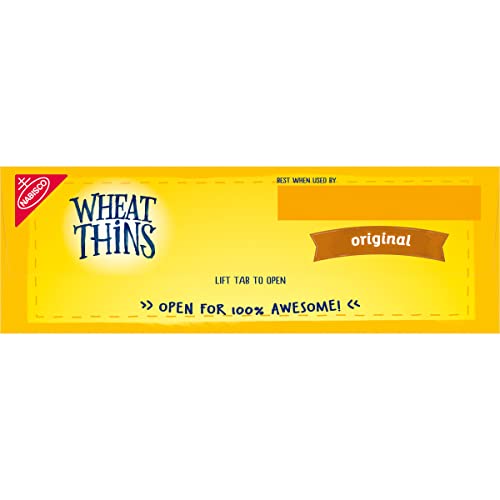 Wheat Thins Original Whole Grain Wheat Crackers, Party Size, 20 oz Box