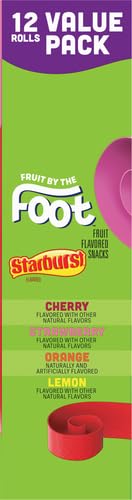 Fruit by the Foot Fruit Flavored Snacks, Starburst, Variety Pack