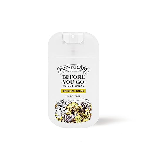 Poo-Pourri Before-You-Go Toilet Spray, Beach Bum, 1 Fl Oz Pocket Travel Size - Coconut, Orchid and Toasted Praline