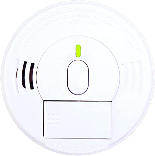 Kidde Smoke Detector, Hardwired Smoke Alarm with Battery Backup, Test-Silence Button