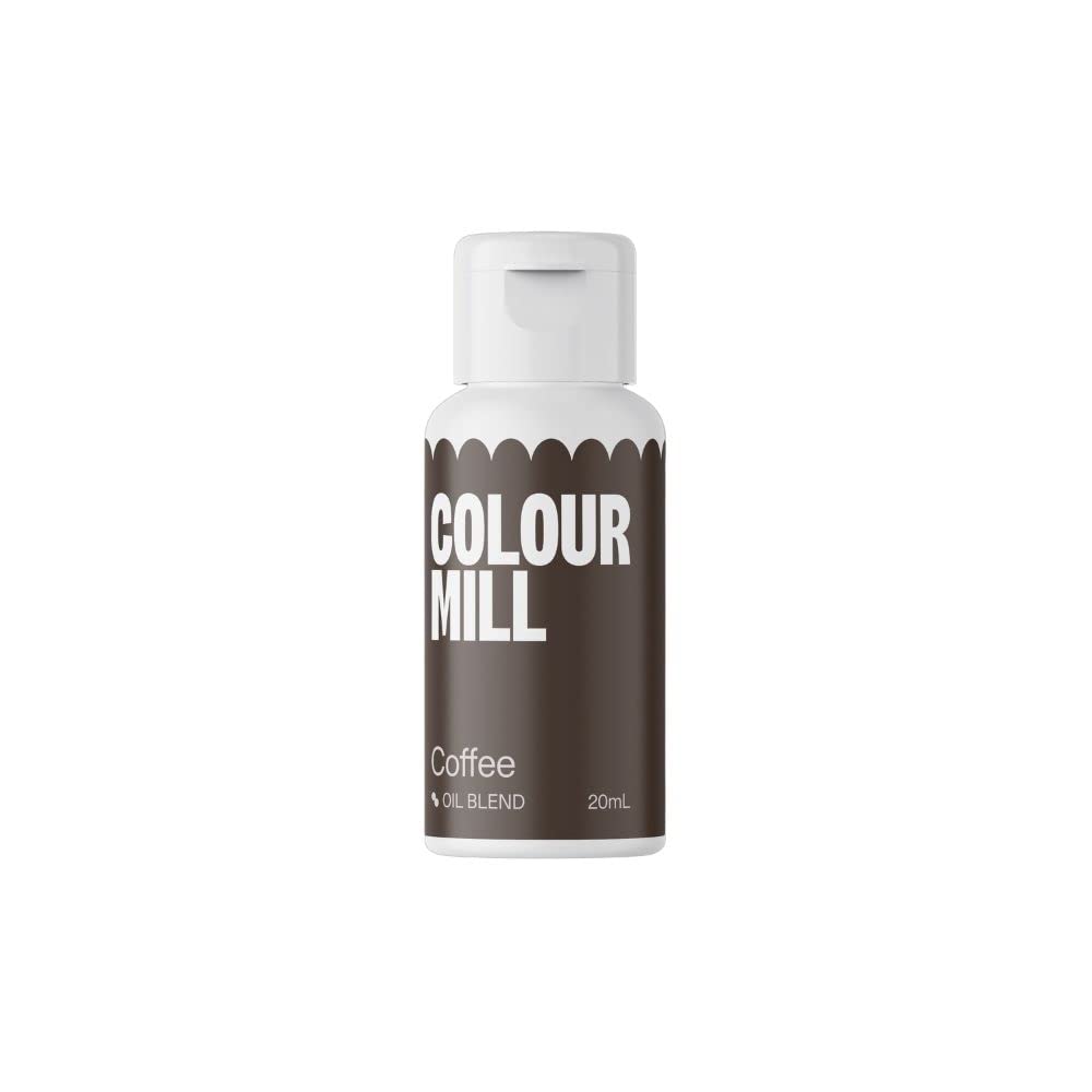 Colour Mill Oil-Based Food Coloring, 20 Milliliters Each of 6 Colors: Baby Blue, Navy, Royal, Sky Blue, Teal and Tiffany