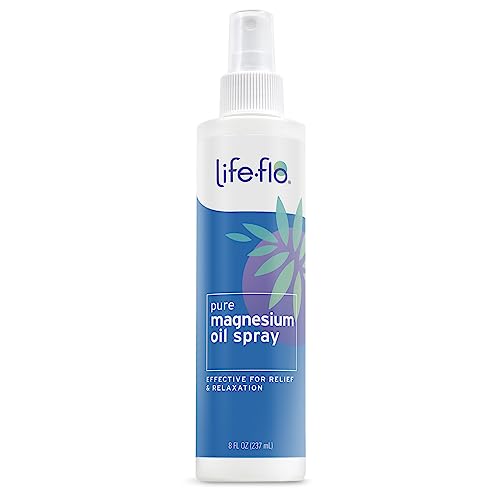 Life-Flo Pure Magnesium Oil | 100% Pure Magnesium Chloride Spray from Ancient Zechstein Seabed | For Relaxing & Rejuvenating Muscles & Joints | 8 oz