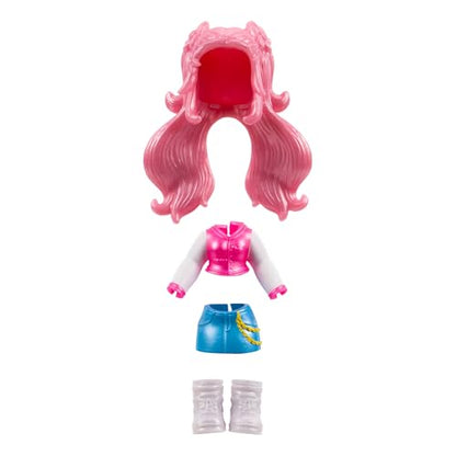 Royale High 3” Fire Fairy Fashion Doll - 1 Figure with 9 Fashion Accessories - Virtual Item Code Included - Series 1 - Ages 5+