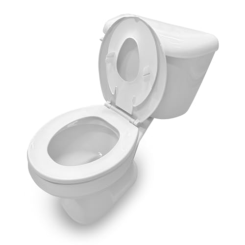 Ingenuity: ity by Ingenuity Flip & Sit Potty Seat (White) – Easy to Set Up & Remove Potty Training Seat That Attaches to Adult Toilet Seat