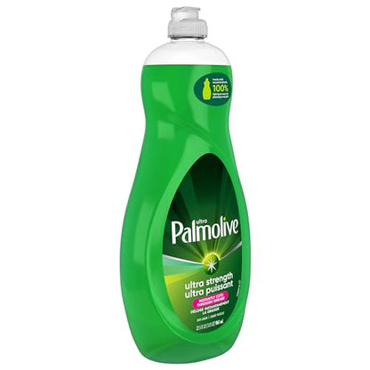 Palmolive Ultra Strength Liquid Dish Soap, Original Green, 32.5 Fluid Ounce