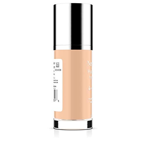 Neutrogena Hydro Boost Hydrating Tint with Hyaluronic Acid, Lightweight Water Gel Formula, Moisturizing, Oil-Free & Non-Comedogenic Liquid Foundation Makeup, 20 Natural Ivory, 1.0 fl. oz