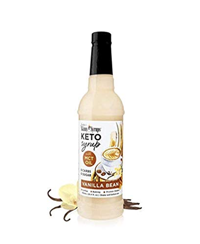 Jordan's Skinny Syrups Sugar Free Coffee Syrup, Vanilla Flavor Drink Mix, Zero Calorie Flavoring for Chai Latte, Protein Shake, Food and More, Gluten Free, Keto Friendly, 25.4 Fl Oz, 2 Pack