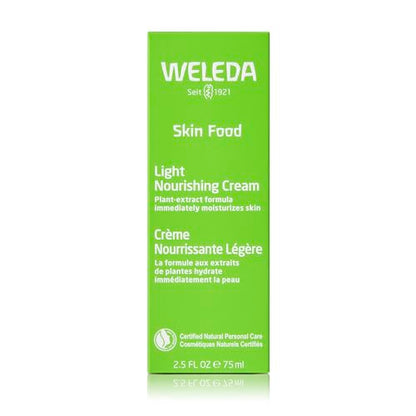 Weleda Skin Food Light Nourishing Body Cream 2.5 Fluid Ounce, Plant Rich Hydrating Moisturizer with Chamomile, Calendula and Pansy