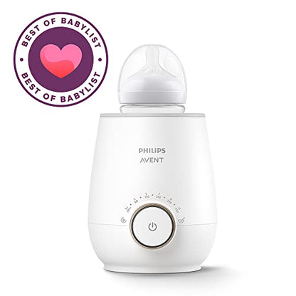 Philips Avent Premium Fast Bottle Warmer, with Smart Temperature Control, Water Bath Technology, Automatic Shut-off, Model SCF358