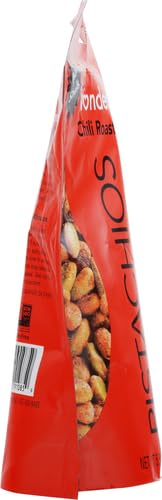 Wonderful Pistachios No Shells, Chili Roasted, 11 Ounce Bag, Protein Snack, Gluten Free, On-the-Go Snack