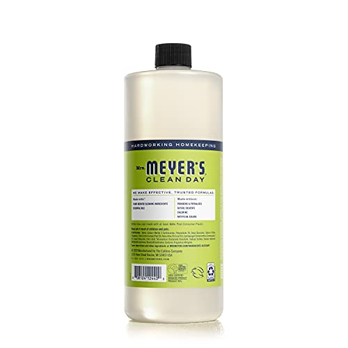 MRS. MEYER'S CLEAN DAY Multi-Surface Cleaner Concentrate, Use to Clean Floors, Tile, Counters, Lemon Verbena, 32 fl. oz