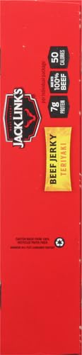 Jack Link's Beef Jerky 5 Count Multipack, Original, 5, 0.625 oz. Bags - Flavorful Meat Snack for Lunches, Ready to Eat - 7g of Protein, Made with 100% Beef - No Added MSG** or Nitrates/Nitrites