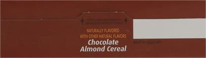 Post Premier Protein Chocolate Almond Cereal, Chocolatey Protein Cereal Flakes with Sliced Almonds, Contains 20g of Protein Per Serving, 9 OZ Box