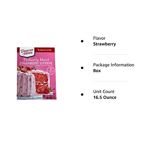 Duncan Hines Classic Cake Mix, White, 15.25 oz