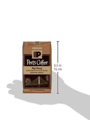 Peet's Coffee Major Dickason's Blend, Dark Roast Ground Coffee, 20 oz