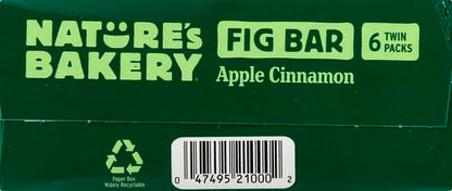 Nature's Bakery Fig Bar, Apple Cinnamon, 2 oz