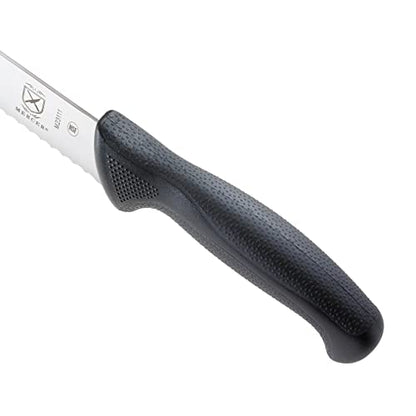 Mercer Culinary M23210 Millennia Black Handle, 10-Inch Wide Wavy Edge, Bread Knife