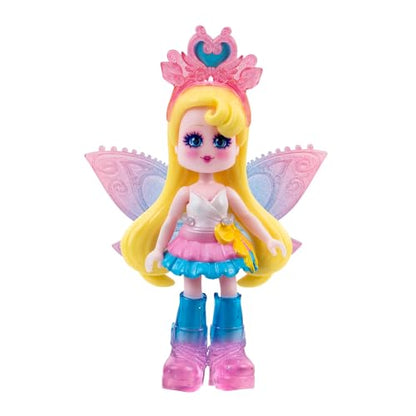 Royale High 3” Fire Fairy Fashion Doll - 1 Figure with 9 Fashion Accessories - Virtual Item Code Included - Series 1 - Ages 5+