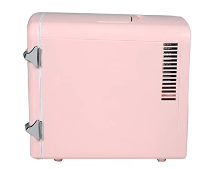 Frigidaire EFMIS175 Retro 9-Can Mini Personal Fridge Portable Cooler for Car, Office, Bedroom, Dorm Room, or Cabin, 11.8"D x 7.1"W x 10.1"H, Black