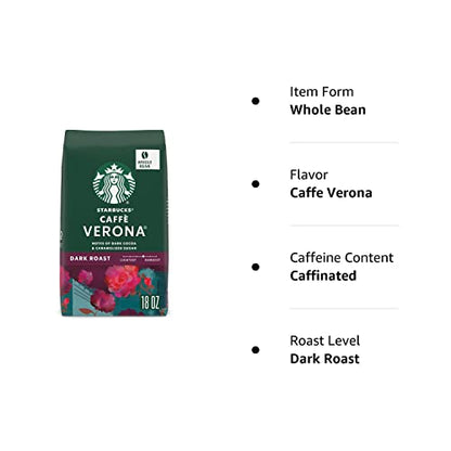 Starbucks Blonde Espresso Roast Whole Coffee Beans, 200g