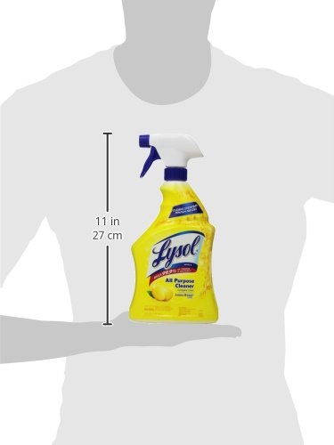 Lysol All-Purpose Cleaner, Sanitizing and Disinfecting Spray, To Clean and Deodorize, Mango & Hibiscus Scent, 32oz