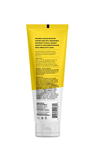 Acure Shampoo 100% Vegan, Ultra Hydrating Moisture & Omega Fatty Acids, , Yellow Argan Oil & Pumpkin, 8 Fl Oz