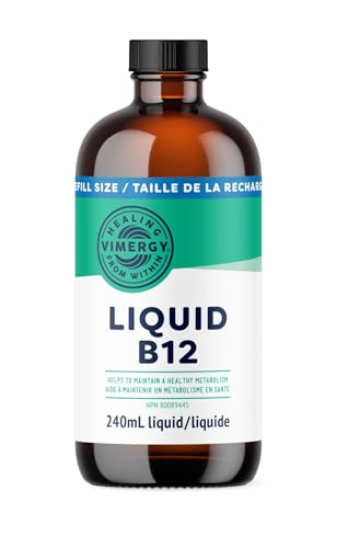 Vimergy USDA Organic B12, 30 Servings – Alcohol Free B-12 Liquid Vitamin - Supports Brain Energy, Nervous System, Cognition, Memory - No Gluten, Non-GMO, Vegan & Paleo - Naturally Sweet Flavor (30 ml)