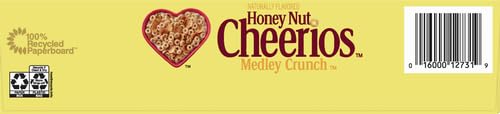 Honey Nut Cheerios Heart Healthy Cereal Cup, 1.8 OZ Single Serve Cereal Cup (Pack of 12)