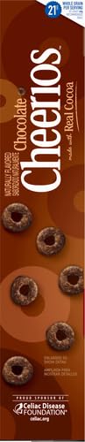 Chocolate Cheerios Cereal, Limited Edition Happy Heart Shapes, Heart Healthy Cereal With Whole Grain Oats, Family Size, 19.2 oz