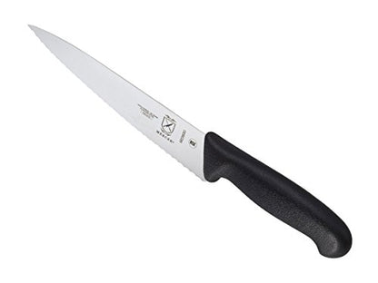 Mercer Culinary M23210 Millennia Black Handle, 10-Inch Wide Wavy Edge, Bread Knife