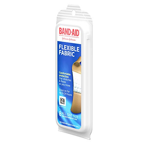 Band-Aid Brand Flexible Fabric Adhesive Bandages for Wound Care and First Aid, All One Size, 100 Count